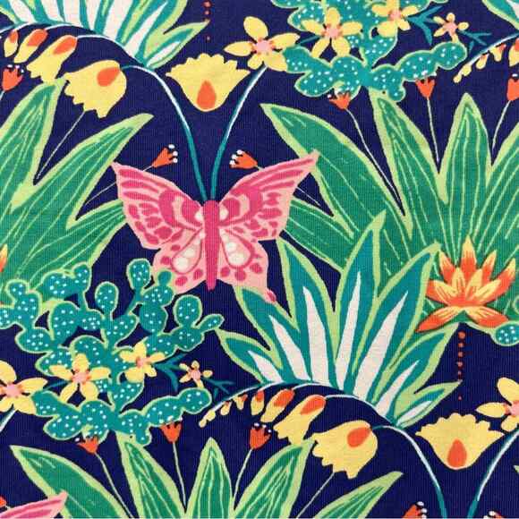 J. McLaughlin Bright Butterfly & Flora Signature Tee X-Small XS - Picture 4 of 7